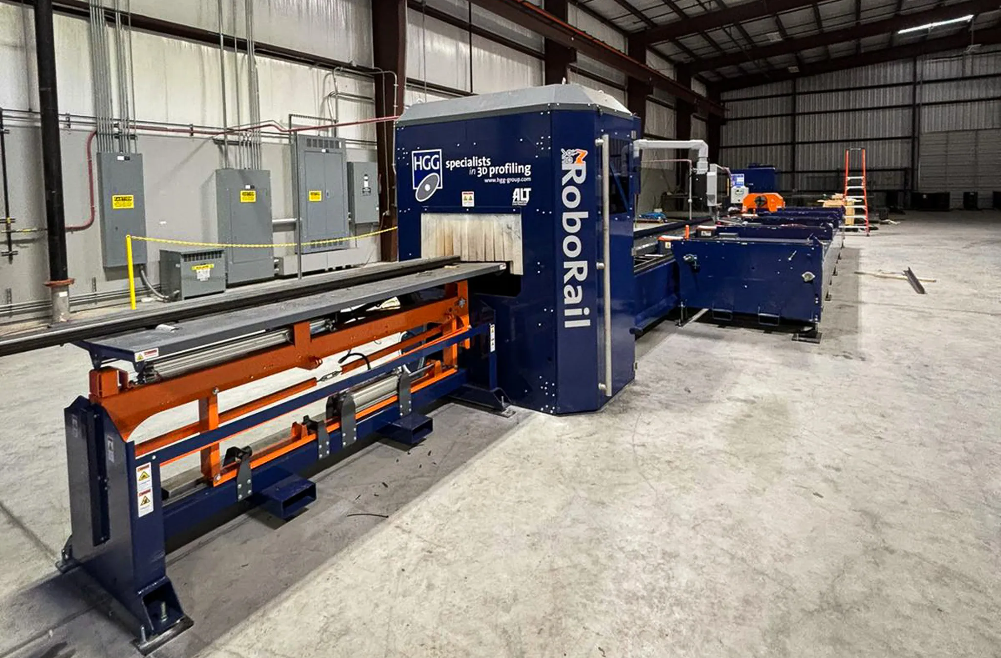 Designed to be installed- and commissioned in no time, the machine will be cutting steel on its first day in the shop.